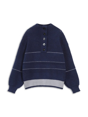 Pull col montant blanc légèreté