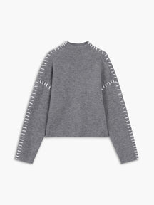Pull Col Roulé Élégant en Tricot