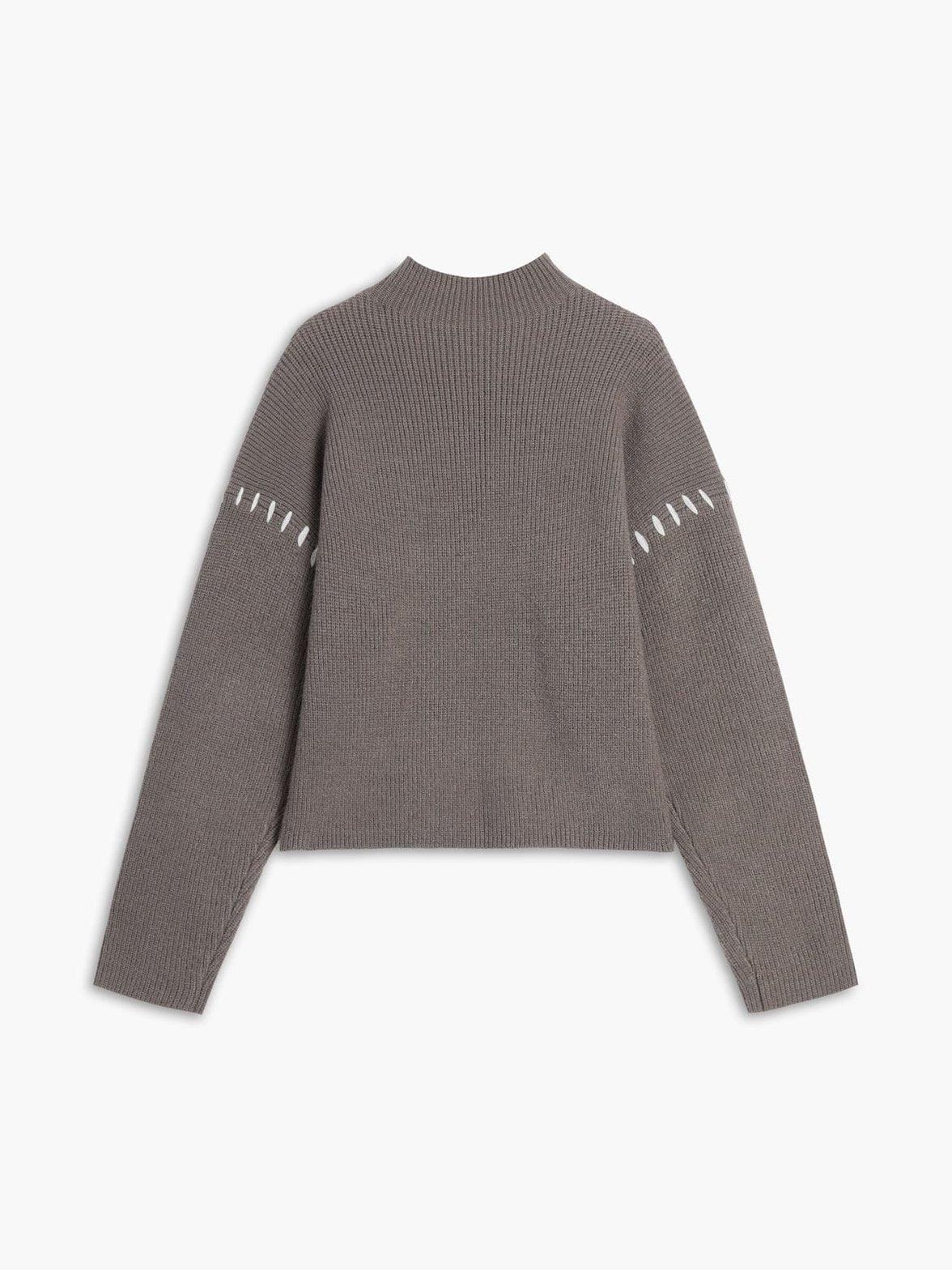 Pull Col Roulé Élégant en Tricot
