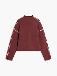 Pull Col Roulé Élégant en Tricot