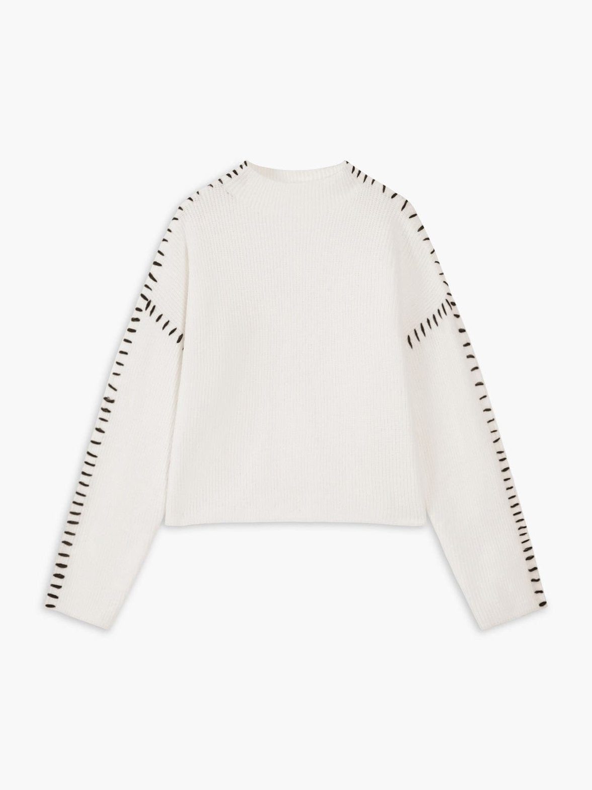 Pull Col Roulé Élégant en Tricot