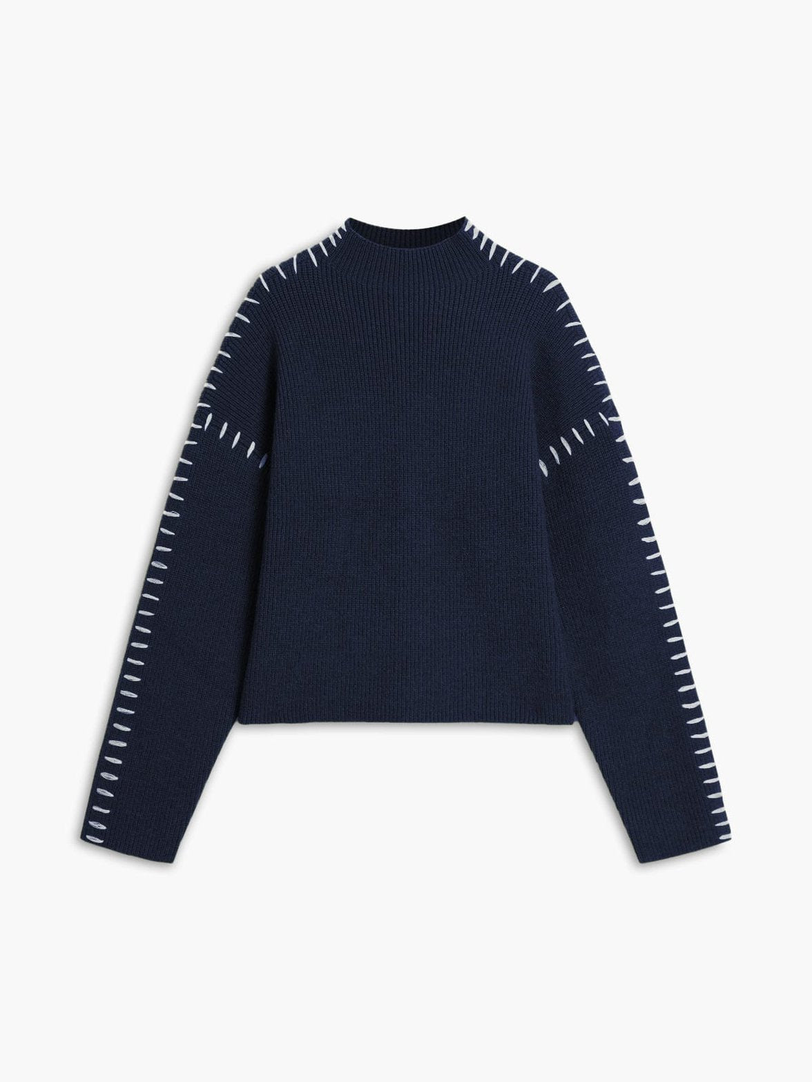 Pull Col Roulé Élégant en Tricot