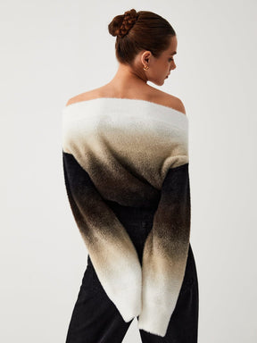Pull dégradé moderne stylé wave