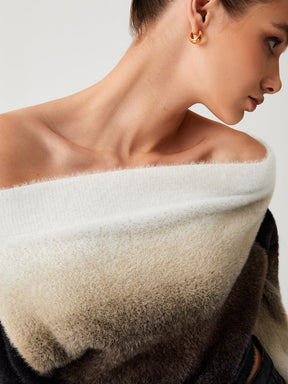 Pull épaules dénudées chic flow