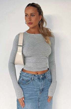 Pull maille fine porté glamour