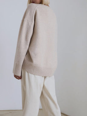 Pull Oversize Doux en Tricot