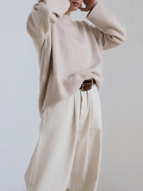 Pull Oversize Doux en Tricot