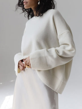 Pull Oversize Doux en Tricot