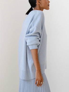 Pull tricoté oversize cosy harmonie