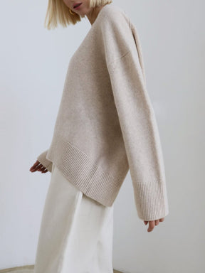 Pull Oversize Doux en Tricot