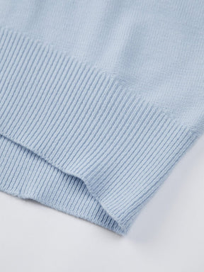 Pull casual bleu clair zen