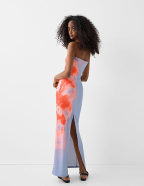 Robe bandeau silhouette complète vague