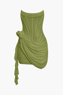 Mini robe fleurie festive - Topaze