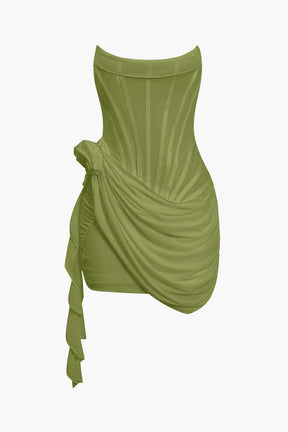 Mini robe fleurie festive - Topaze