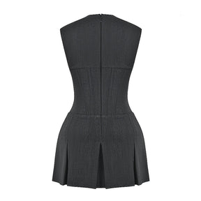 Robe corset sophistiquée ambre