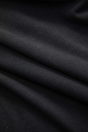 Robe noire élégante détail ruché lune