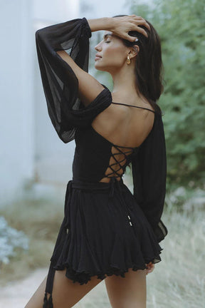 Robe légère imprimé léopard rosée