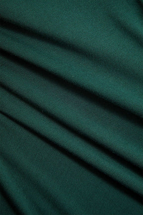 Robe Courte Simili-Cuir Col Rond