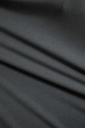 Robe Courte Simili-Cuir Col Rond