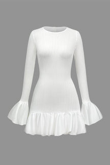 Robe courte volantée harmonie