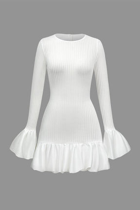 Robe courte volantée harmonie
