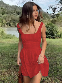 Robe blanche romantique vue portée liberté