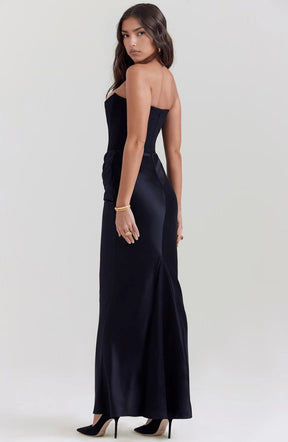Robe bustier longue soleil
