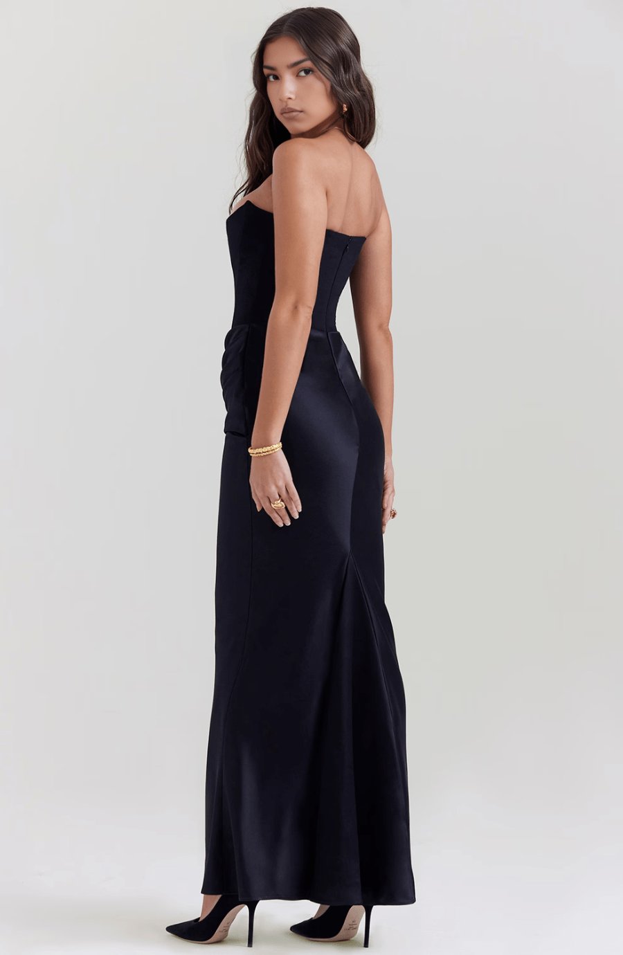 Robe bustier longue soleil