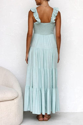 Robe longue volantée sérénité