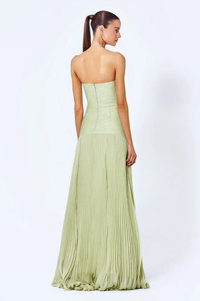 Robe longue dos vue arrière sérénité
