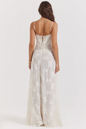 Robe Carmen élégante jardin