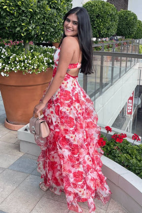 Robe maxi fleurie douceur