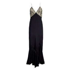 Vue d'ensemble robe noire élégante douceur