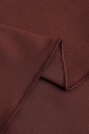 Robe longue dos nu vue de dos bordeaux étoile