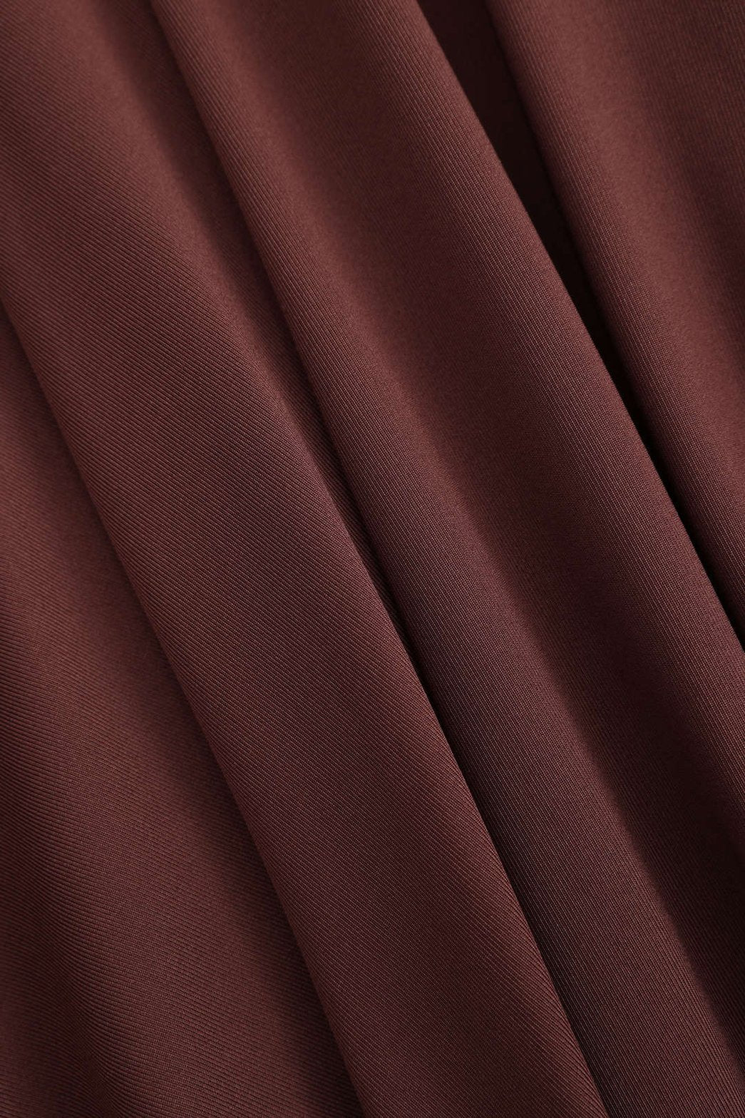 Robe longue col bénitier détail drapé lune