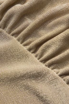 Robe longue col halter vue latérale star