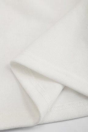 Vue d'ensemble robe longue blanche pluie