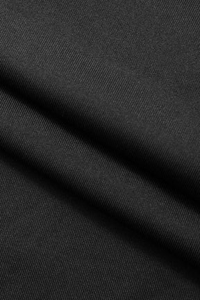 Robe Longue Drapée Col Roulé