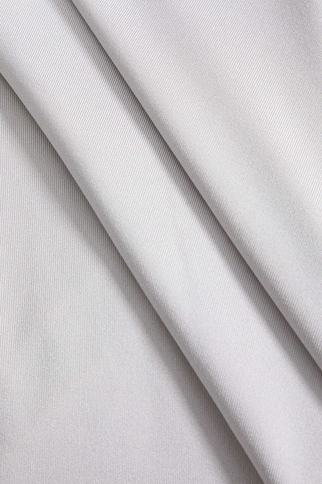 Robe maxi slim fit avec drapé élégant cristal