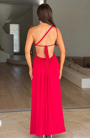 Robe longue élégante rouge - Passion