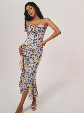 Robe fleurie élégante brise