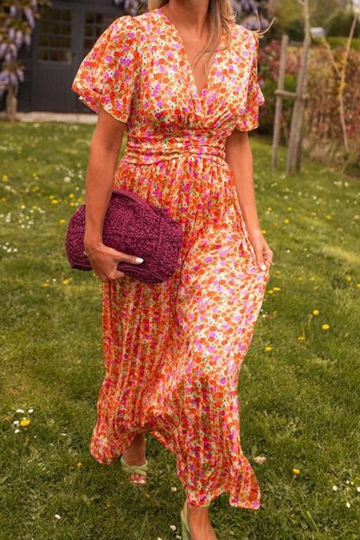 Robe fleurie élégante douceur