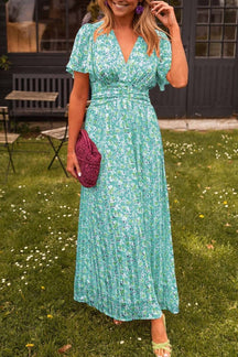 Robe bohème col V légèreté