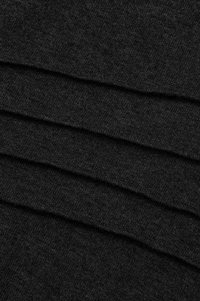 Robe longue col rond raffinement