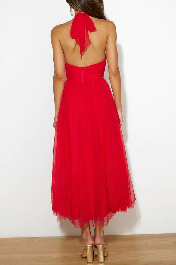 Robe de cérémonie rose passion