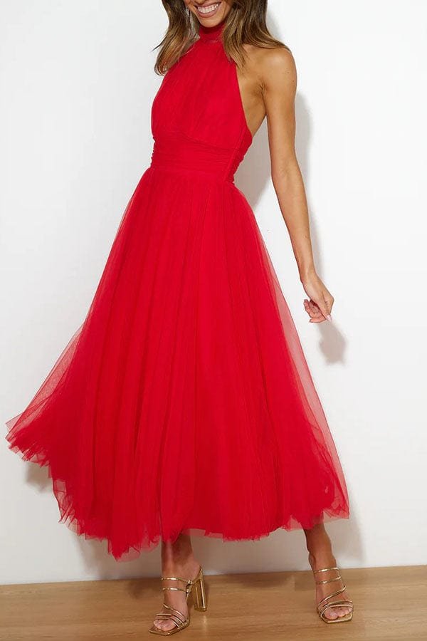 Robe élégante rose légèreté