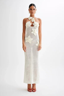 Robe longue sophistiquée étoile