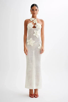 Robe longue sophistiquée étoile