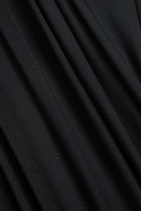 Robe longue ajustée décolleté bardot soleil