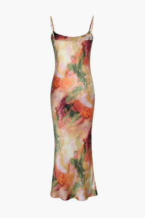 Robe longue ajustée bloom